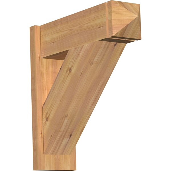 Ekena Millwork Traditional Smooth Arts and Crafts Outlooker, Western Red Cedar, 7 1/2"W x 24"D x 24"H OUT08X24X24TRA03SWR - main